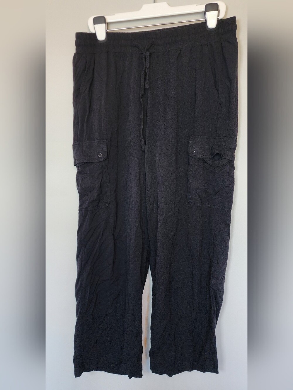 Torrid Pull-On Wide Leg Challis Cargo Pants Size 1 | 1x | 14/16